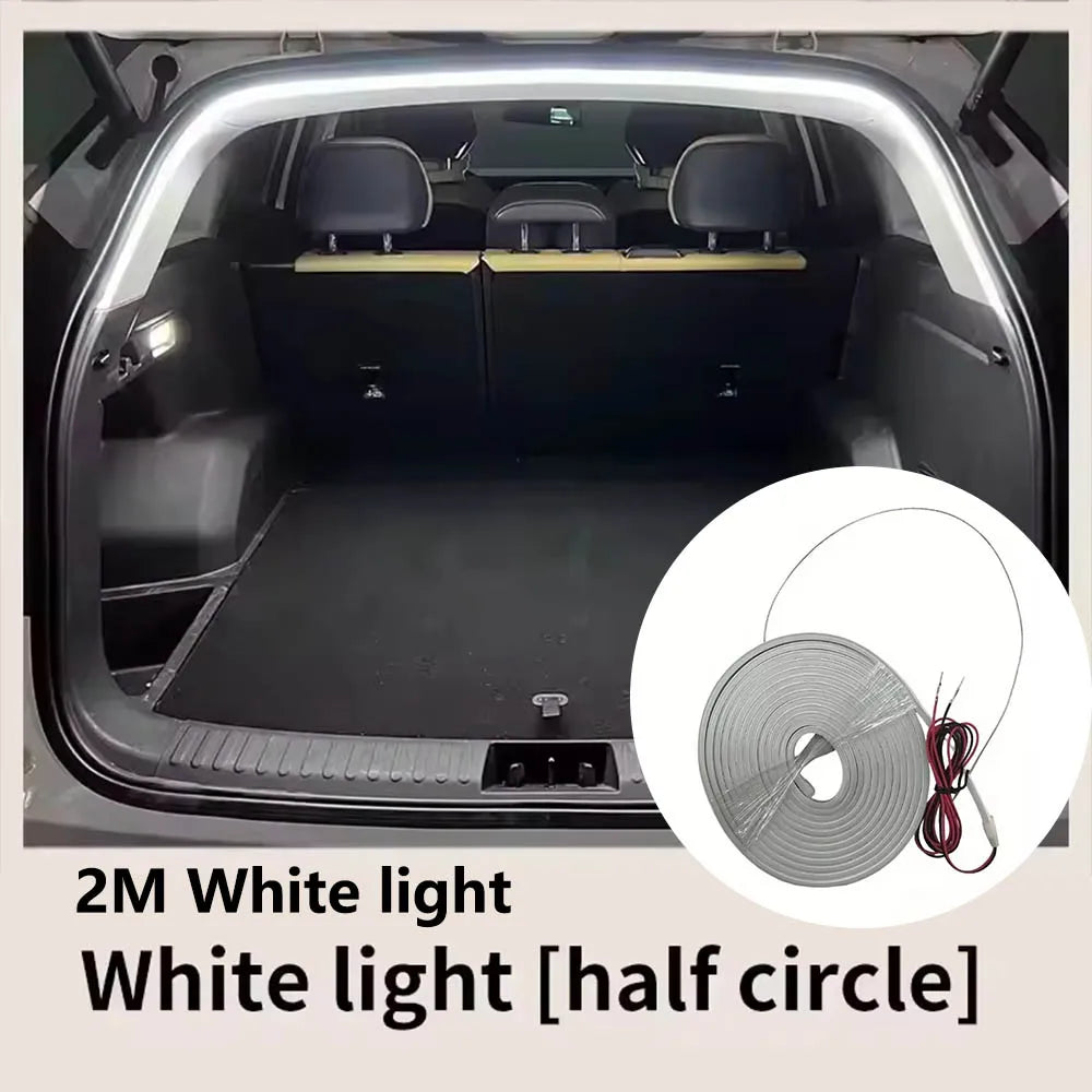 Smart Motion Sensor LED Car Trunk Light Strip – Automatic Ambient Interior Lighting with Easy Installation for Modern Car Upgrade