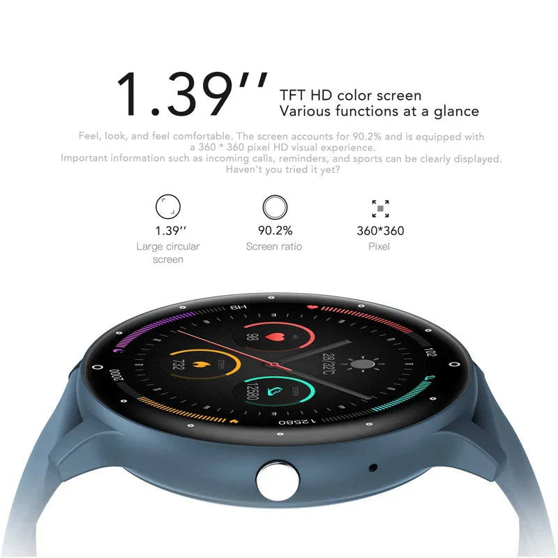 ZL02C Smart Watch for Men - Sports Fitness Tracker Bluetooth Call