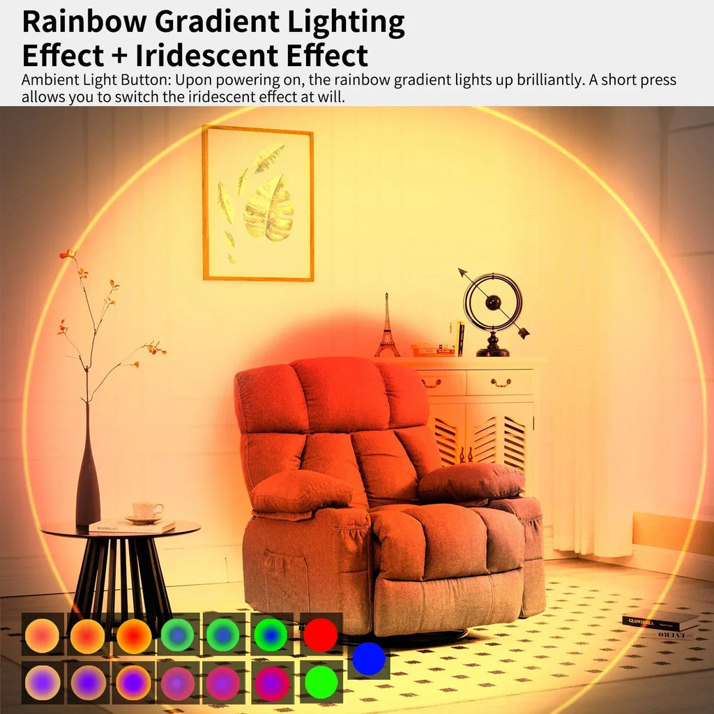 GlowSense 7-Color Motion Sensor Light – Wireless LED Night Light with Auto On/Off for Home, Stairs & Wardrobe