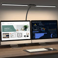 Smart Double-Head LED Desk Lamp – Adjustable Eye-Protection Lighting System for Comfortable Study, Work & Long Reading Sessions
