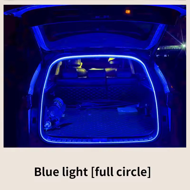 Smart Motion Sensor LED Car Trunk Light Strip – Automatic Ambient Interior Lighting with Easy Installation for Modern Car Upgrade