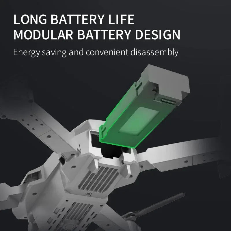 Foldable Drone 4K Single/Dual Camera WiFi FPV RC Quadcopter