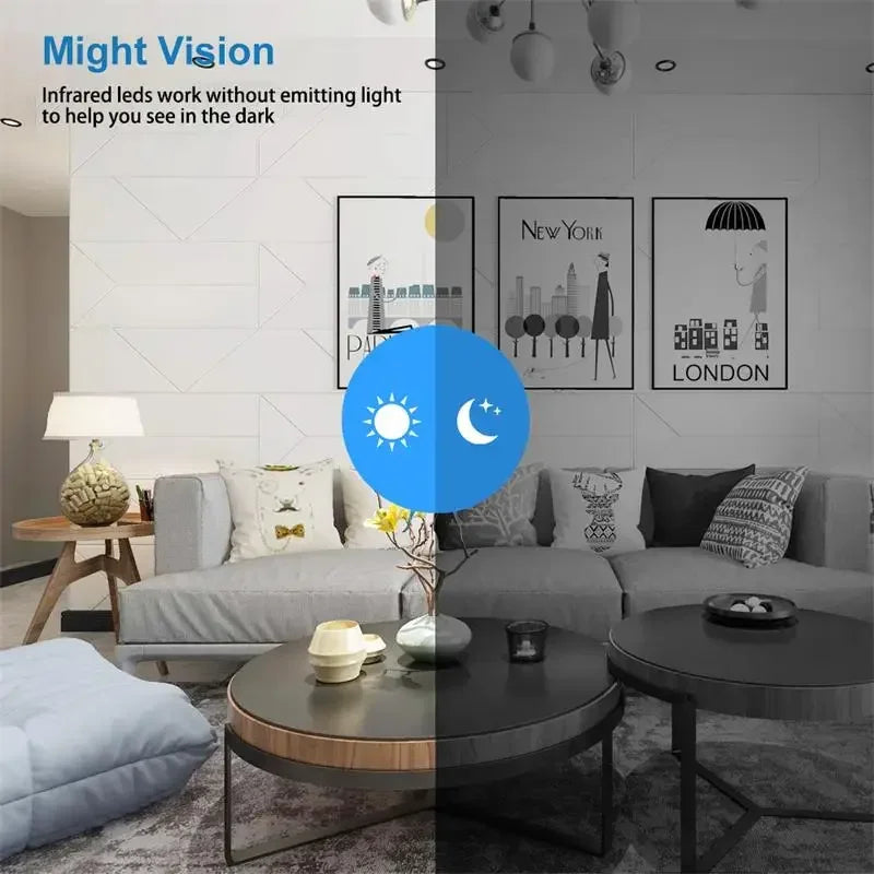 Smart Wireless Mini Camera – HD Portable WiFi Security Camera with Night Vision, Motion Detection & Remote Viewing