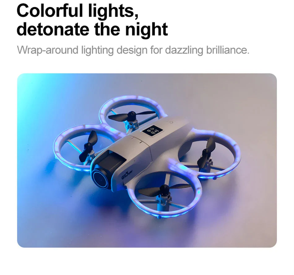GT3 Drone 8K HD Dual Cameras 180° FPV 5G WIFI Brushless Motors Intelligence Obstacle Avoidance Foldable Quadcopters.