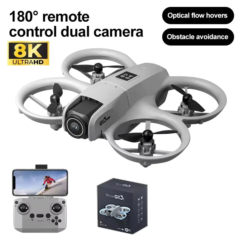 Drone 8K HD 4.3" Remote Control Headless Mode Helicopter 360° Flip Quadcopter Toys Mini Drone Fors Kid Toy Gifts