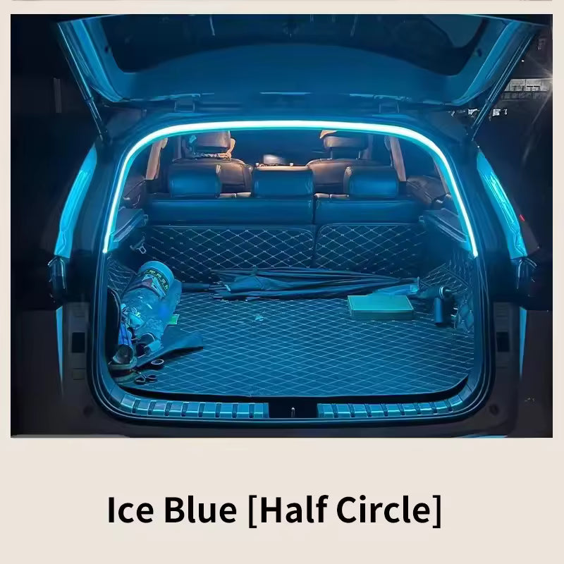 Smart Motion Sensor LED Car Trunk Light Strip – Automatic Ambient Interior Lighting with Easy Installation for Modern Car Upgrade