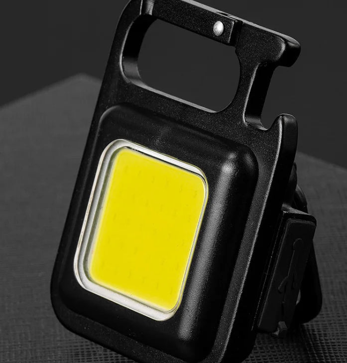 Ultra Bright Mini LED Keychain Flashlight – Portable Pocket Torch with Key Ring, USB Rechargeable Emergency Light for Travel & Outdoor Use
