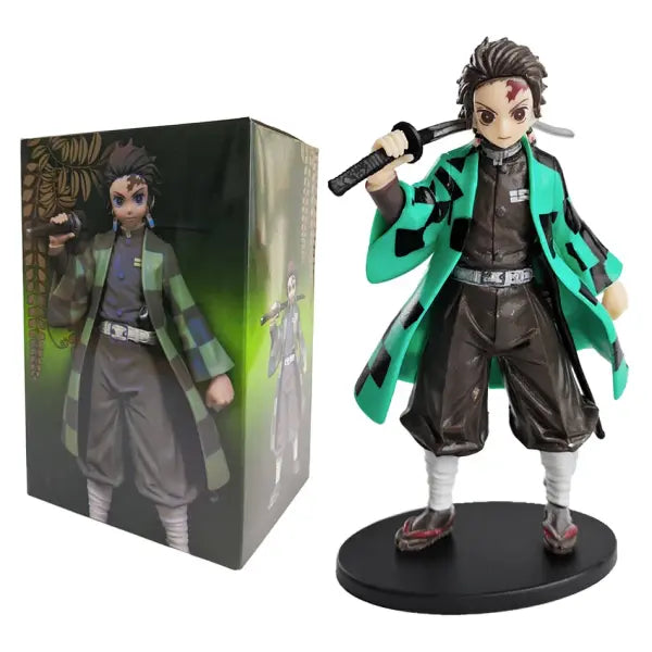 Demon Slayer Kimetsu no Yaiba Kamado Tanjiro PVC Figure – Bandai Anime Collectible Model Toy Statue for Display