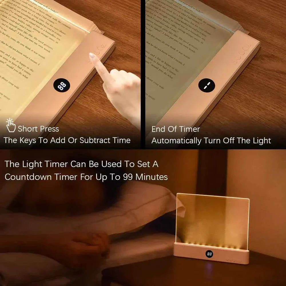 GlowRead Rechargeable Book Light(Enjoy a comfortable and focused reading experience anytime, anywhere)