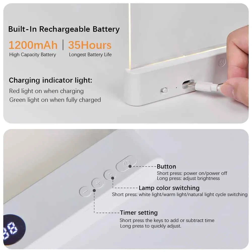 GlowRead Rechargeable Book Light(Enjoy a comfortable and focused reading experience anytime, anywhere)