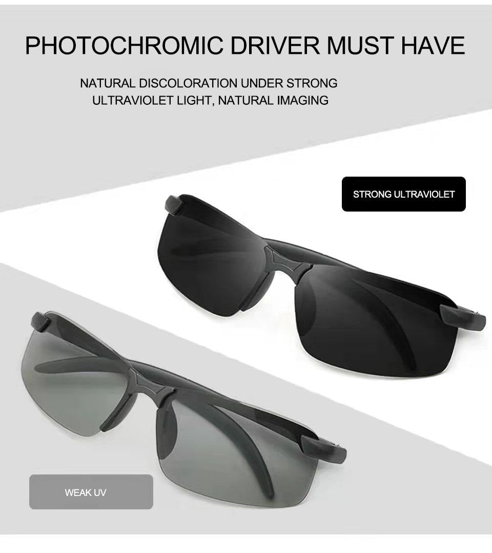 Polarized Night Vision Driving Sun Glasses,  Day and Night Vision Driver's Eyewear Photochromic Sun glasses.