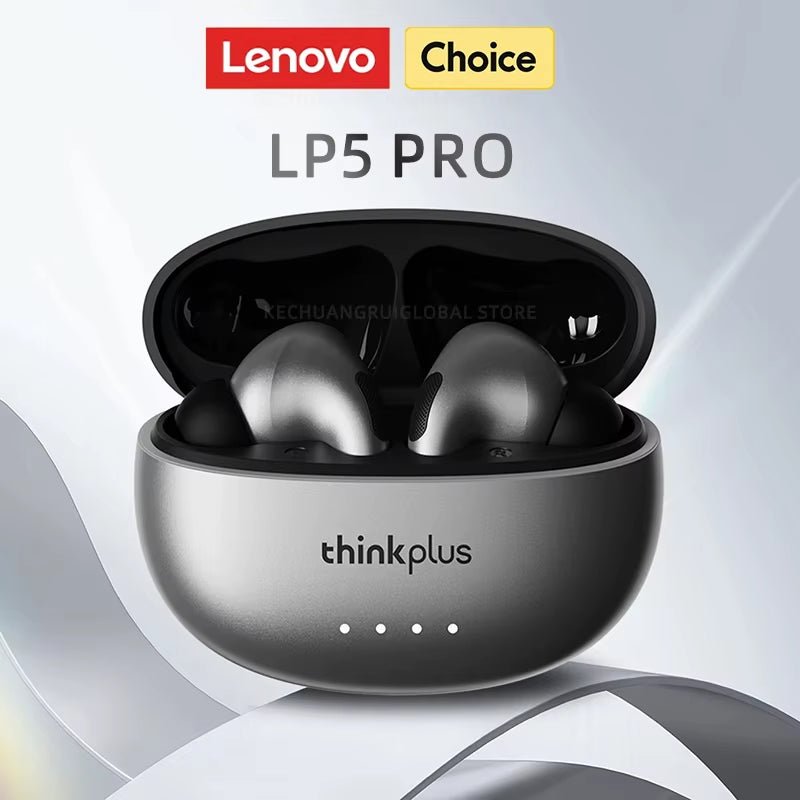 Lenovo LP5 PRO Bluetooth 5.4 Wireless Earbuds TWS HiFi Gaming Headset Mic - PREMA TIME