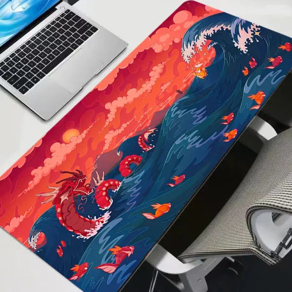 Bandai Gengar Large Desk Mat and Computer Laptop Anime Keyboard Mouse Pad