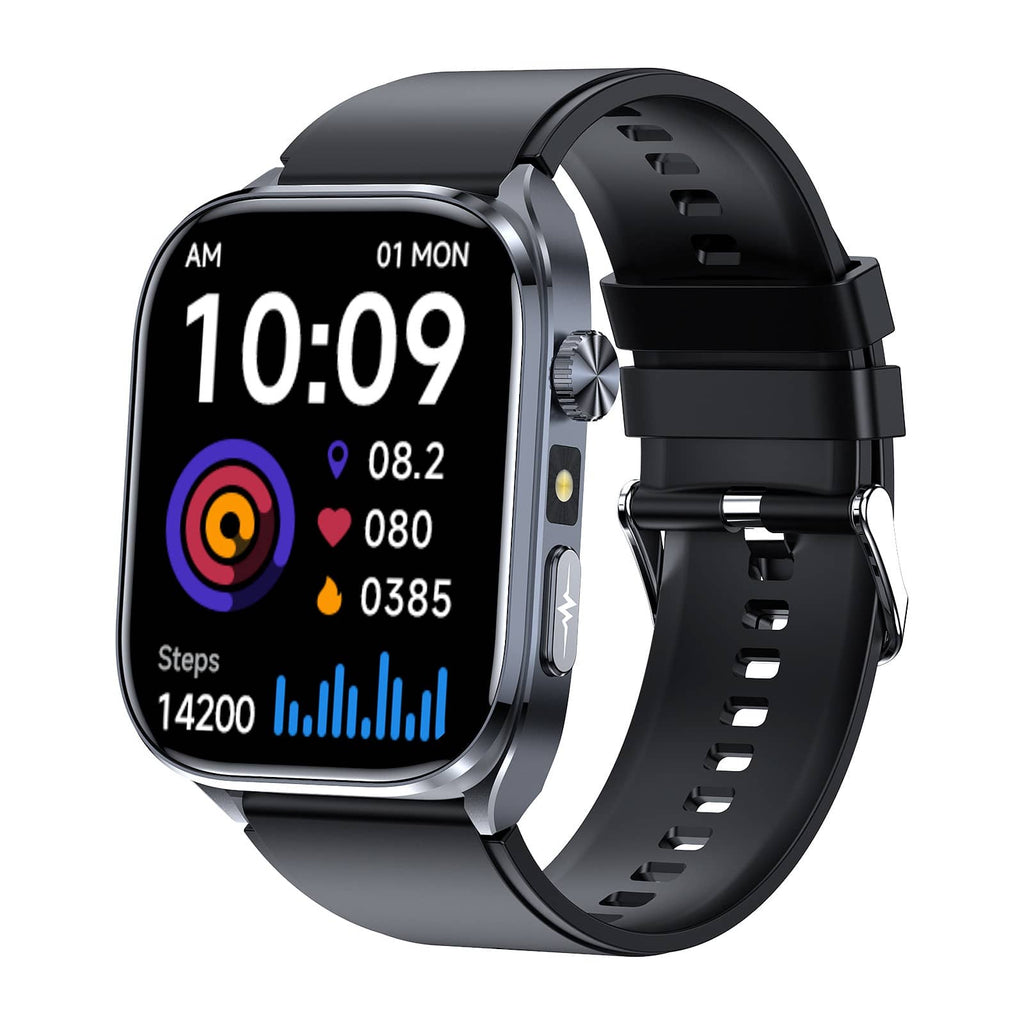 Poalarhealth 582 AI Smart Health Watch Blood Pressure Oxygen Glucose Heart Rate Sleep Monitor