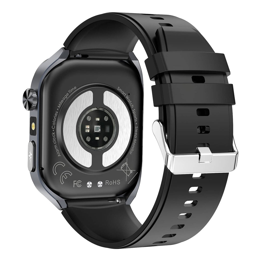 Poalarhealth 582 AI Smart Health Watch Blood Pressure Oxygen Glucose Heart Rate Sleep Monitor