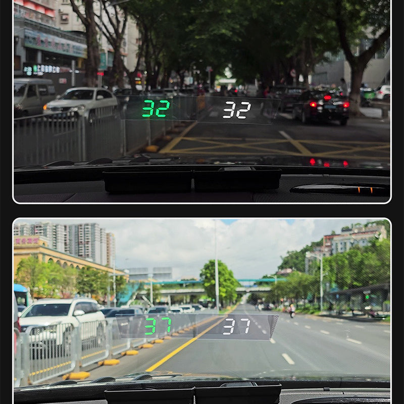 Smart Car Head-Up Display (HUD) Speedometer – Digital Speed Monitoring System for Safe & Focused Driving Experience